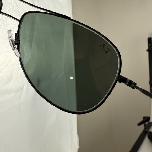 Ray-Ban Sunglasses RB 3293 006/71 Matte Black Polarized Aviator Pilot New + Case - Picture 8 of 15